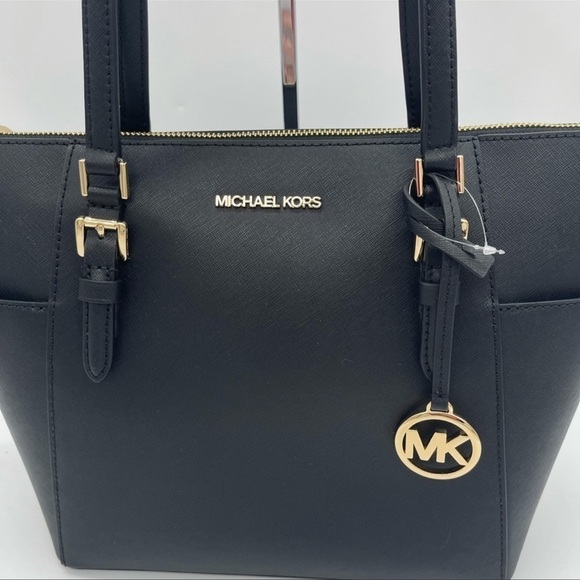 Michael Kors Charlotte Tote Bag Black - Picture 3 of 9